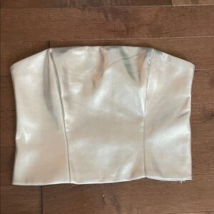 Silver Tube Top